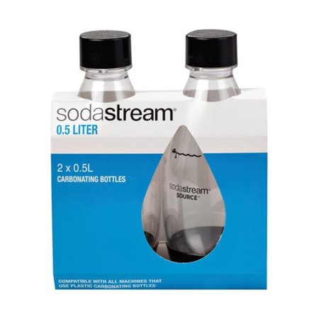 SODASTREAM 1748220010 0.5 Ltr Carbonated Bottles Black SO10477